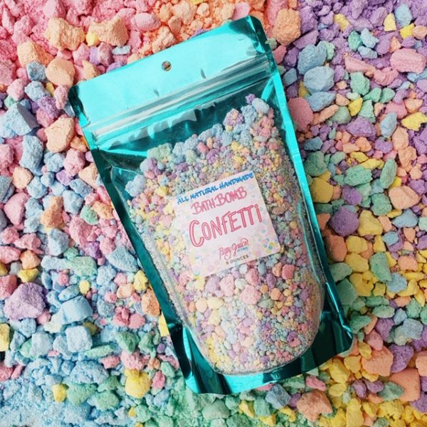 confetti bath bombs