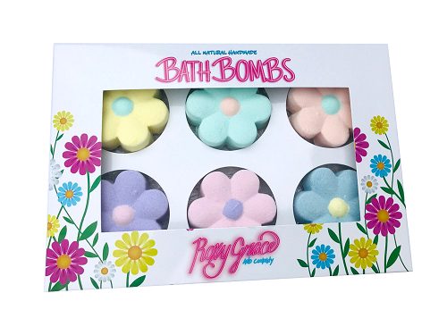 flower bath bomb gift