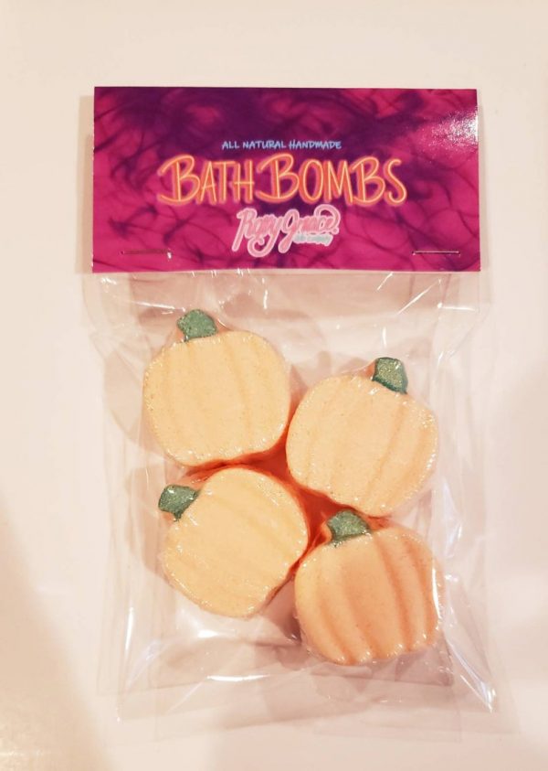 Mini Pumpkin Bath Bombs